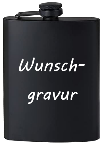 Flachmann schwarz
