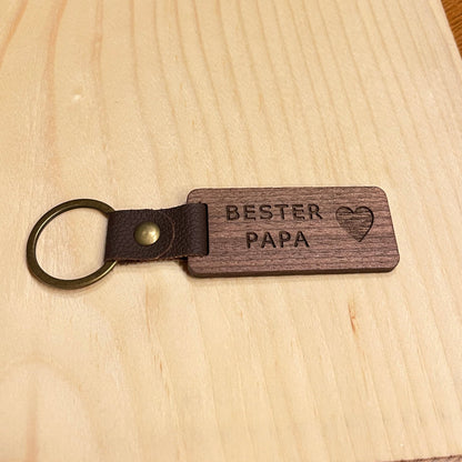 Schlüsselanhänger Nuss