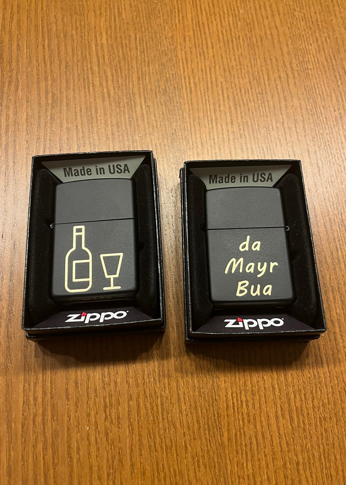Zippo Original farbig Metall