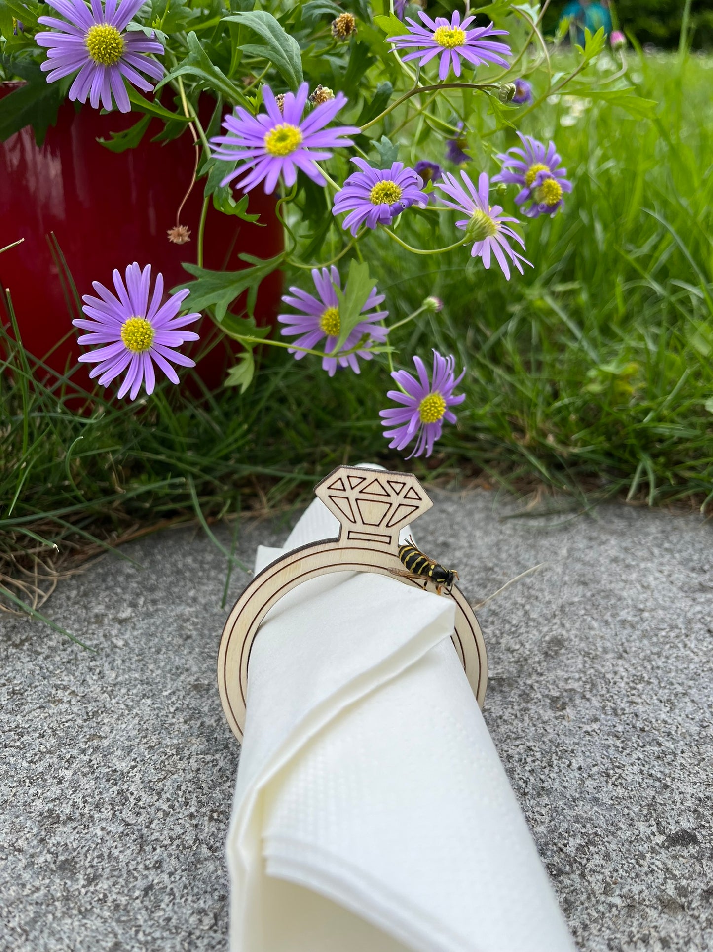 Hochzeit Serviettenring