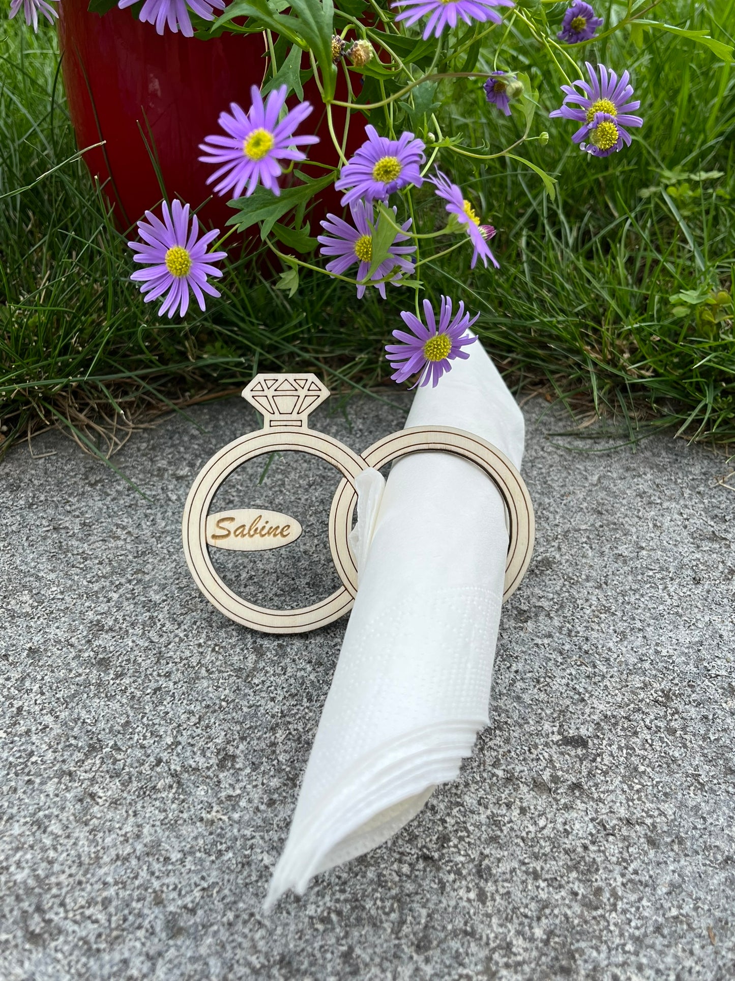 Hochzeit Serviettenring