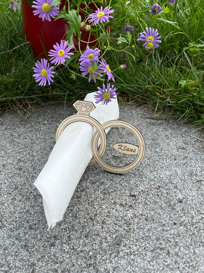 Hochzeit Serviettenring