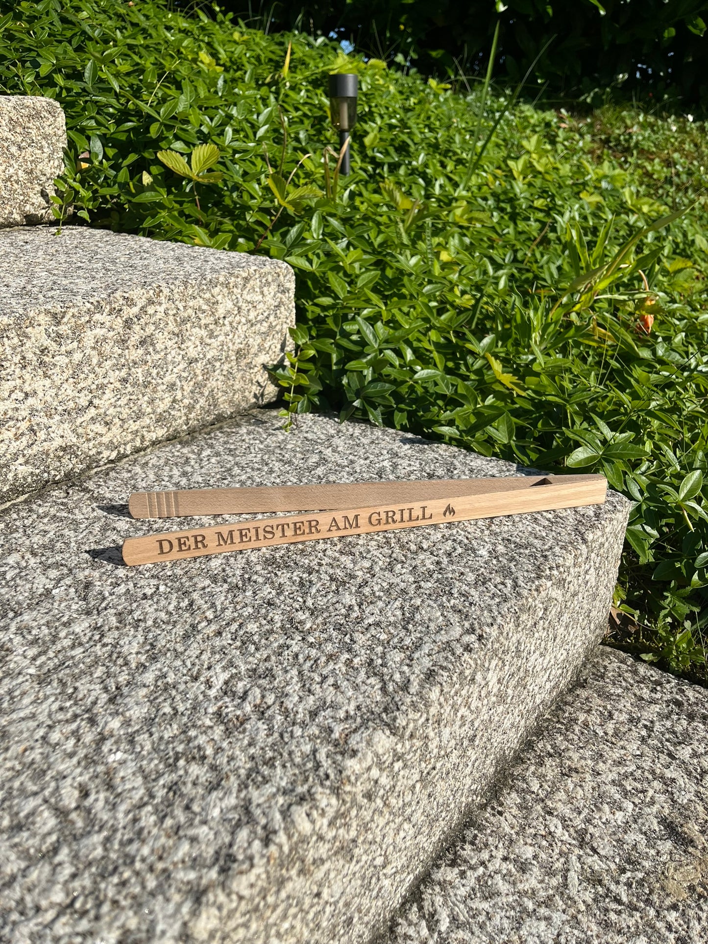 Holz Grillzange